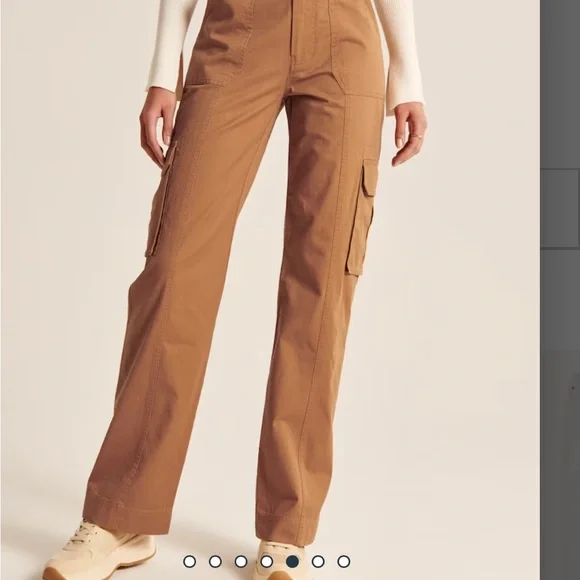 NWT Abercrombie Relaxed cargo pants - Picture 5 of 9
